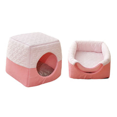 Warm in winter and cool in summer Multi-purpose cat house, small dog pet nest, semi-closed cat nest available in all seasons - Dashing Nova