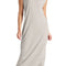 Cotton Lycra Ruched Tank Dress - Titanium