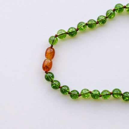 Pure Gemstone + Peridot || Necklace
