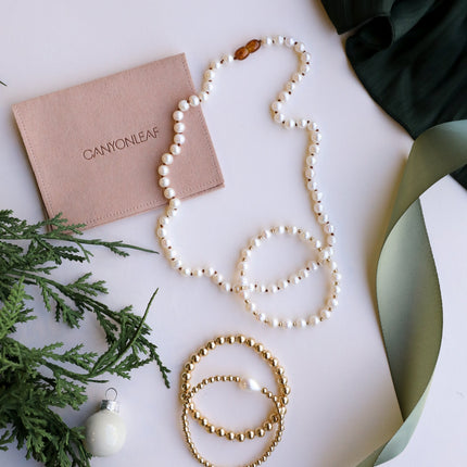 Pure Gemstone + Pearl || Necklace
