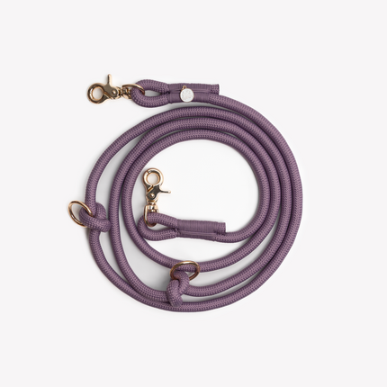 'Lilac' - Hands Free Braided Leash