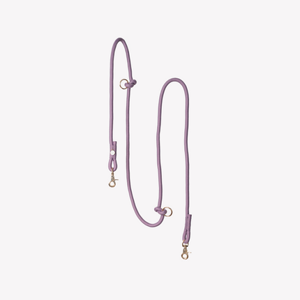 'Lilac' - Hands Free Braided Leash