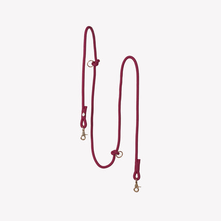 'Bordeaux' - Hands Free Braided Leash