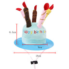 Birthday hat blue / M