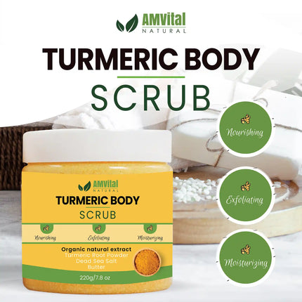AMVital Turmeric Shower Duo (Soap + Scrub) - Dashing Nova