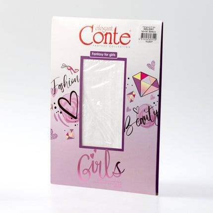 Conte Holiday 50 Den - Fantasy Elegant Tights For Girls with pearlescent lurex shine - 4yr. 6yr. 8yr. 10yr. (20С-201СП)