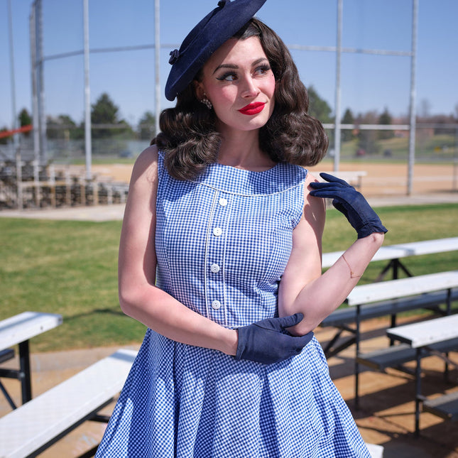 Elizabeth Dress in Gingham - XS only