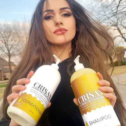 Sulfate-Free Shampoo & Conditioner for Hair Growth & Strength | CRISAN