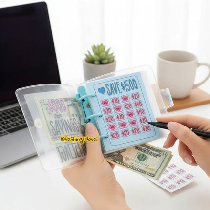 $1000 Savings Challenge Binder – Reusable Budget Planner Book