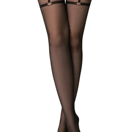 Conte Instinct 30 Den - Fantasy Women's Tights “imitation stockings with garters” (24S-79SP)