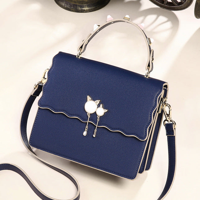 Genuine leather handbags portable fashion simple shoulder bag trendy all-match crossbody bag tote bag - Dashing Nova