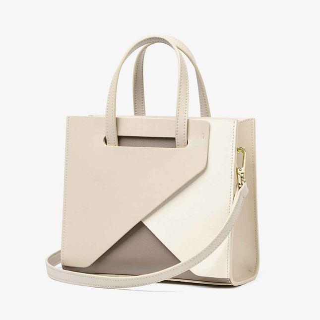 Geunine leather ladies shoulder bag crossbody large capacity simple handbag tote bag 8866