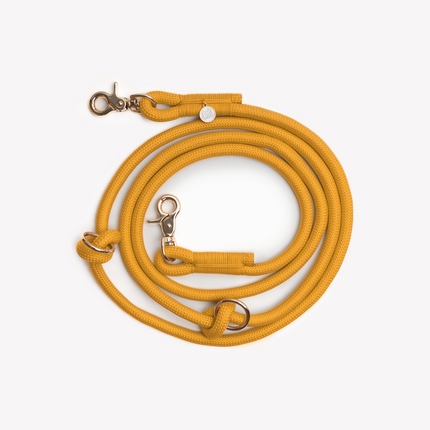 'Yellow' - Hands Free Braided Leash
