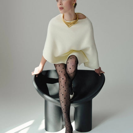 Conte Feeling 20 Den - Fantasy Women's Tights with hearts and dots (23S-68SP)