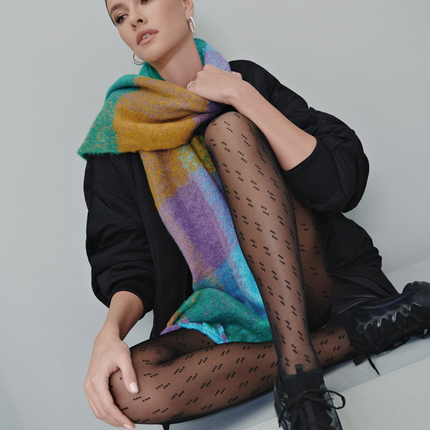 Conte Street 20 Den - Fantasy Thin Women's Tights with two triple dots pattern (21С-97СП)