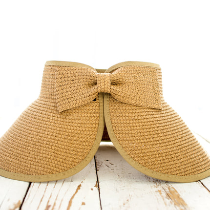 Foldable Wide Brim Bow Visor