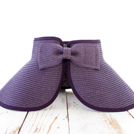 Foldable Wide Brim Bow Visor