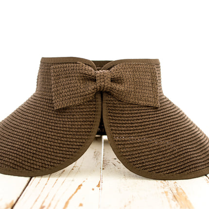Foldable Wide Brim Bow Visor