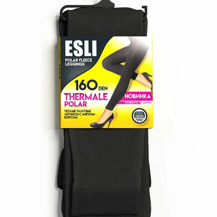 Conte/Esli (Poland) Thermale Polar 160 Den - Warm Fleece Women's Leggings with soft pile (TY 489)