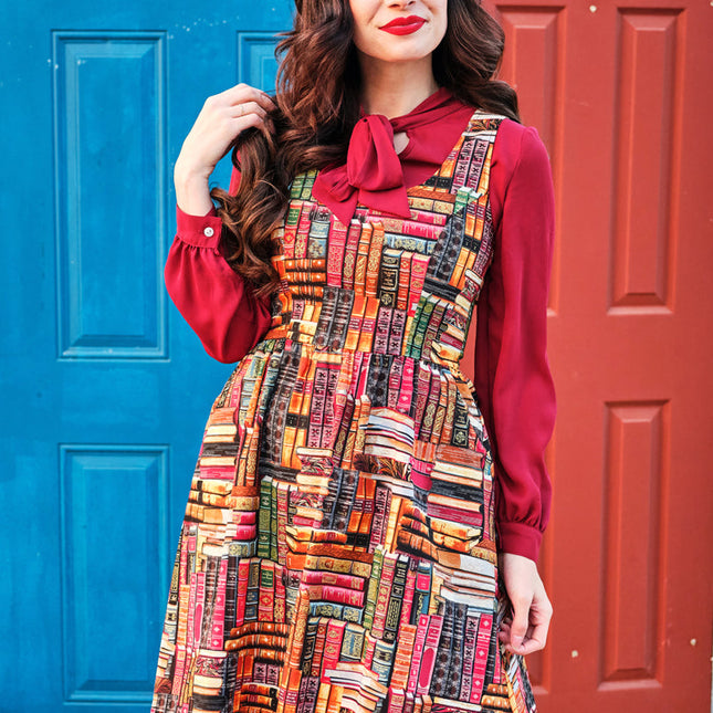 Don't Judge a Book by its Cover Fit & Flare Dress