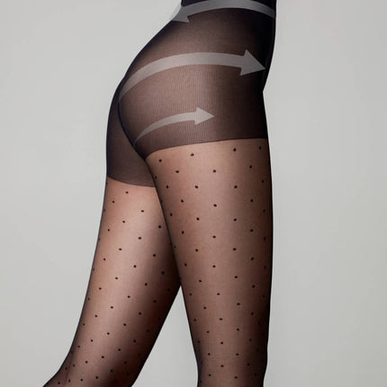 Conte Dots Slim 40 Den - Shaping Fantasy Polka-Dots Women's Tights (22S-1SP)
