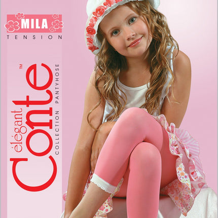 Conte Mila - Kids Thin Elastic Fantasy Leggings For Girls (8С-110СП)