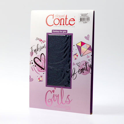 Conte Holiday 50 Den - Fantasy Elegant Tights For Girls with pearlescent lurex shine - 4yr. 6yr. 8yr. 10yr. (20С-201СП)