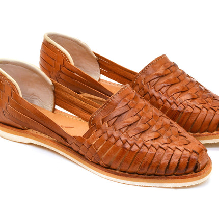 Cross Woven Huarache Walnut