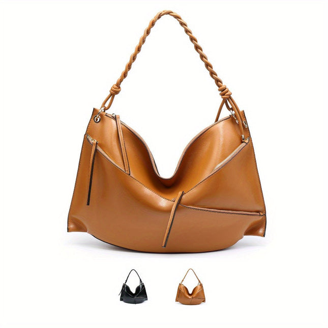 Large Shoulder Bag Unique Handmade Woven Handle hobo - Dashing Nova