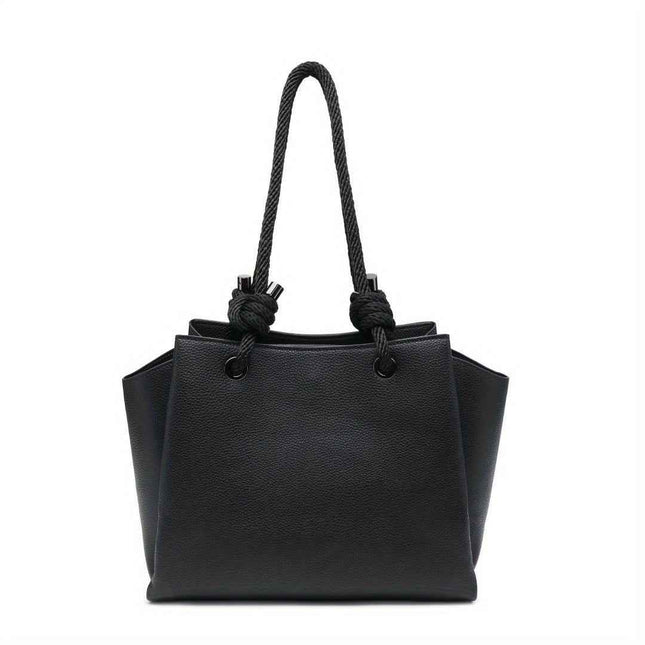 Women shoulder purse soft nylon handle hobo