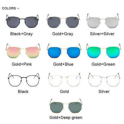 women's Hexagonal Sunglasses