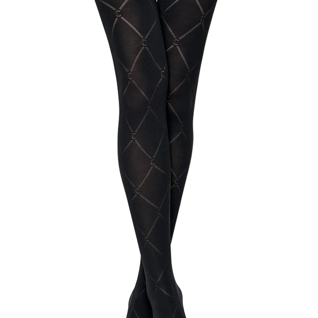 Conte History 50 Den - Fantasy Women's Tights with Diamonds (22S-136SP) - Dashing Nova