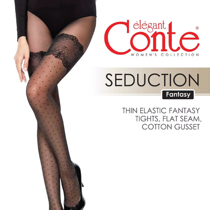 Conte Seduction 20 Den - Fantasy Polka Dots Stockings Imitation Women's Tights (21С-91СП)