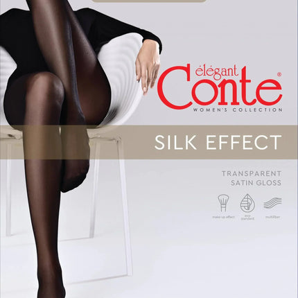 Conte (Poland) Prestige 40 Den - Classic Sheer to Waist T-top Women's Tights (8S-45SP)