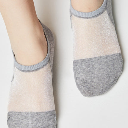 Cotton Ankle Socks Conte Active - Inserts Of Transparent Mesh