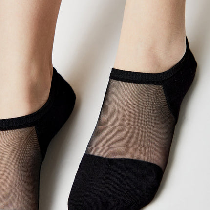 Cotton Ankle Socks Conte Active - Inserts Of Transparent Mesh