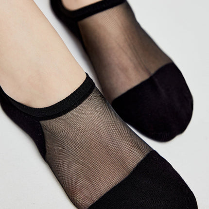 Cotton Ankle Socks Conte Active - Inserts Of Transparent Mesh