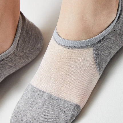 Cotton Ankle Socks Conte Active - Inserts Of Transparent Mesh