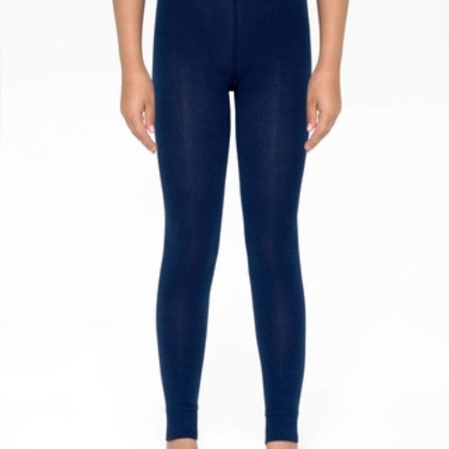 Conte Viva #6С-14СП(000) - Kids Cotton Classic Solid Leggings for Girls - Dashing Nova