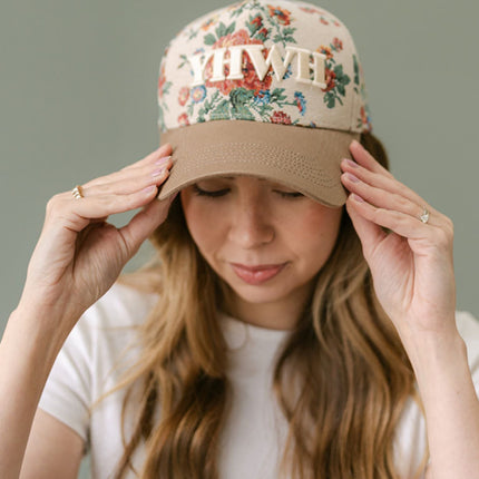 Hat: Floral YHWH