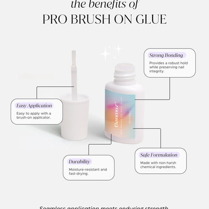Pro Brush-On Nail Glue - Dashing Nova
