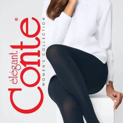 Conte Cotton 400 Den - 90% Cotton Warm Opaque Women's Tights (7С-25СП)