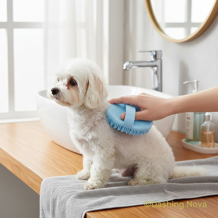 2-Pack Non-Slip Silicone Body Scrubber – Exfoliating Brush for Shower