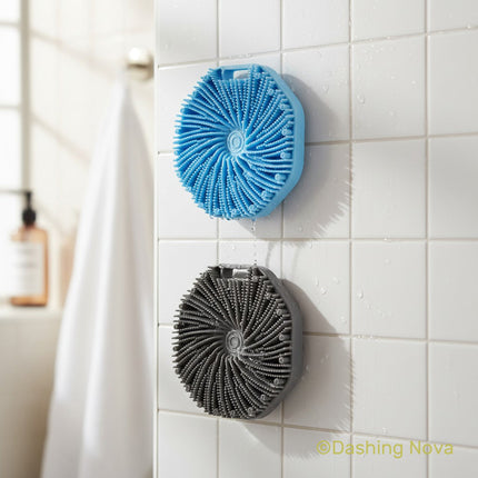 2-Pack Non-Slip Silicone Body Scrubber – Exfoliating Brush for Shower