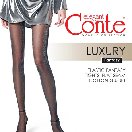 Conte Luxury 30 Den - Fantasy Women's Tights with a Shiny Lurex (22С-138СП)