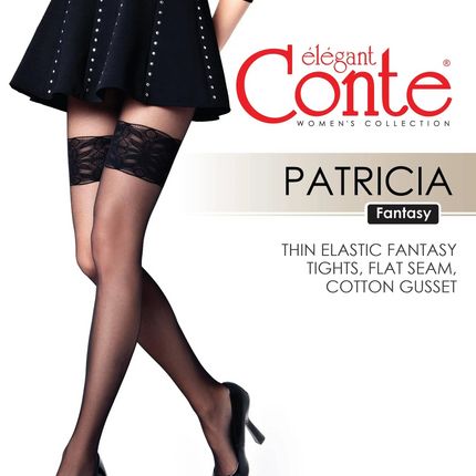 Conte Patricia 20 Den - Fantasy Women's Tights with imitation stockings (20С-91СП)