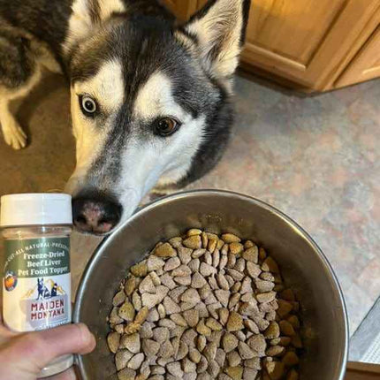 Freeze-Dried Beef Liver - Best Pet Food Topper | 7.5 oz