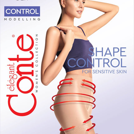 Conte Control Soft 20 Den - Modelling Control Top Women's Tights (8С-75СП)