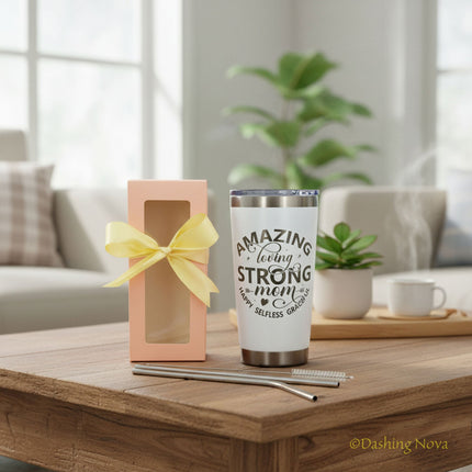 20oz Best Mom Ever Tumbler Gift for Mother's Day Birthday Holidays