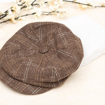 Tweed Newsboy Hats